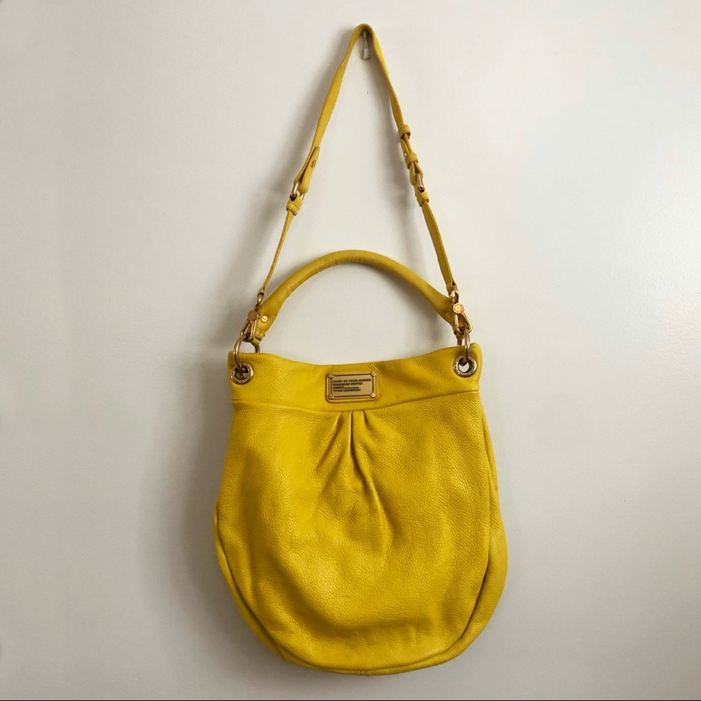 Marc by Marc Jacobs Yellow Leather Hobo Purse